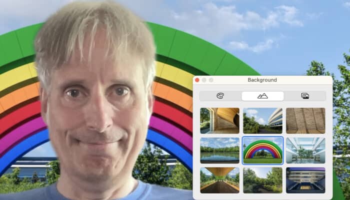 macOS Sequoia FaceTime Hintergründe