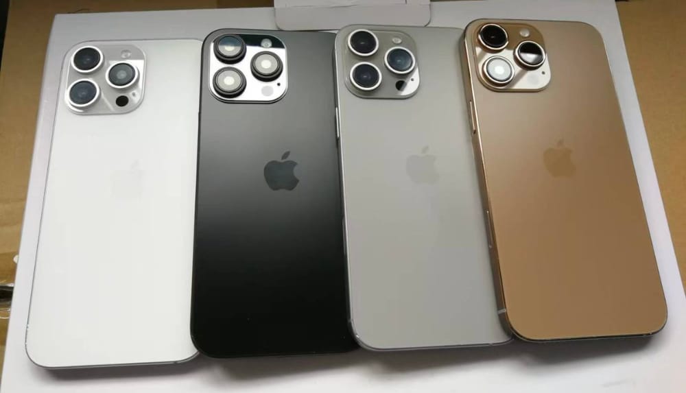 iPhone 16 Pro Farbe Bronze iPhone 16 Pro Farbe Bronze
