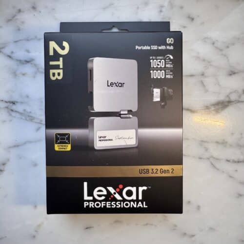 Lexar Professional Go Portable SSD with Hub 2TB Lexar Professional Go Portable SSD with Hub 2TB