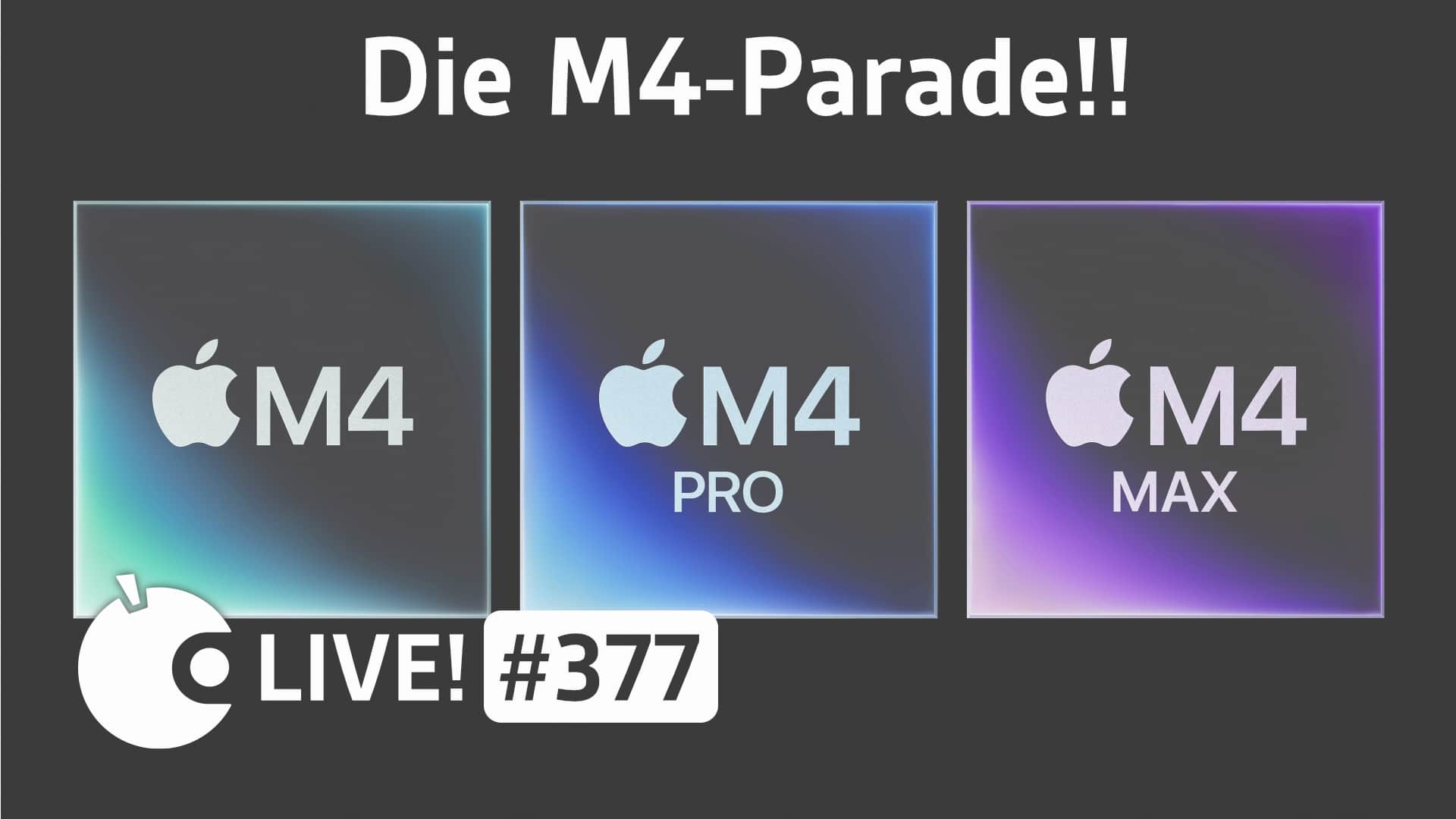 Die M4-Parade – Apples neue Macs – Unsere Nachbetrachtung | Apfeltalk LIVE 377