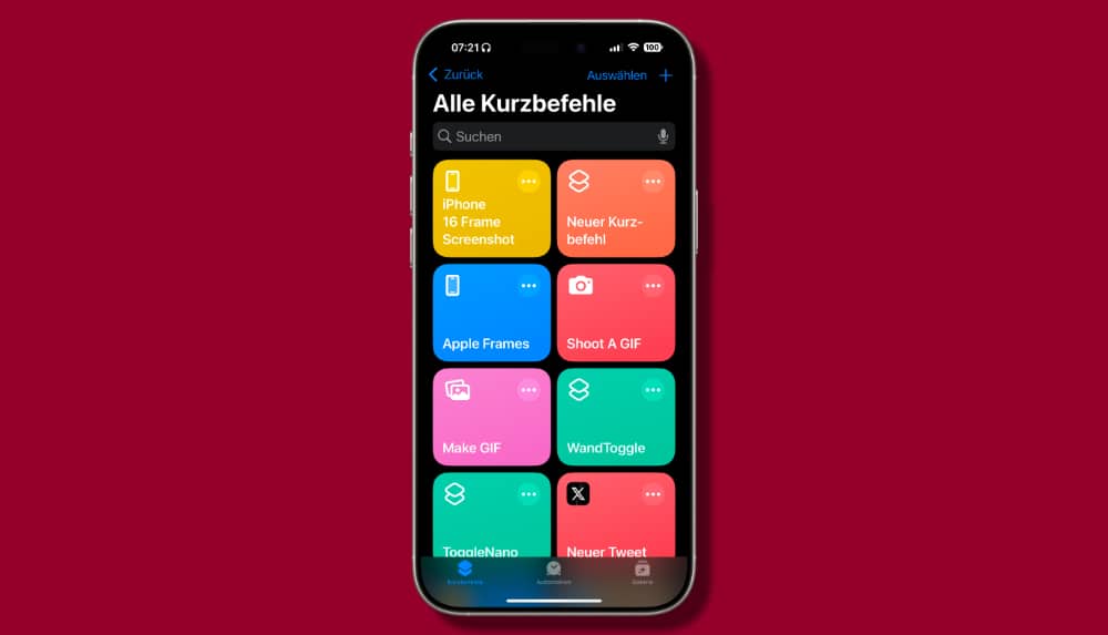 Apple Frames Shortcut aktualisiert: Unterstützung für neueste Apple-Geräte