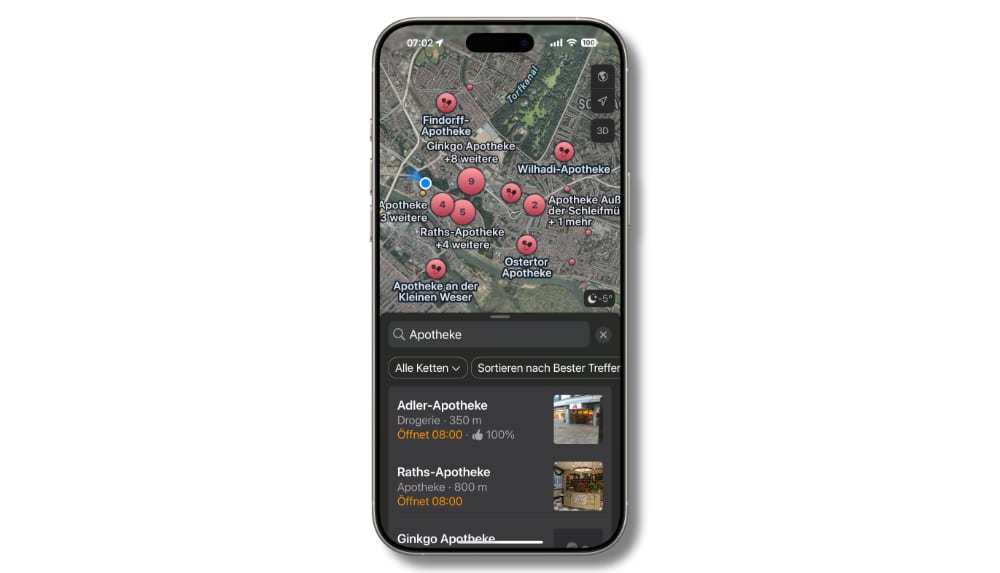 Apple erwägt Suchanzeigen in Apple Maps