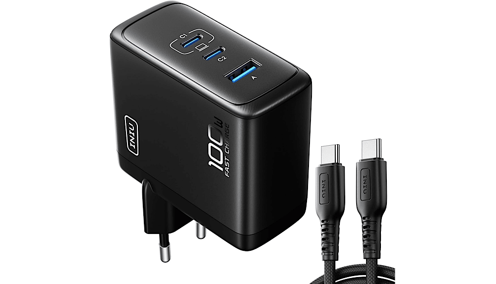 INIU 100W GaN Netzteil im Angebot bei Amazon
