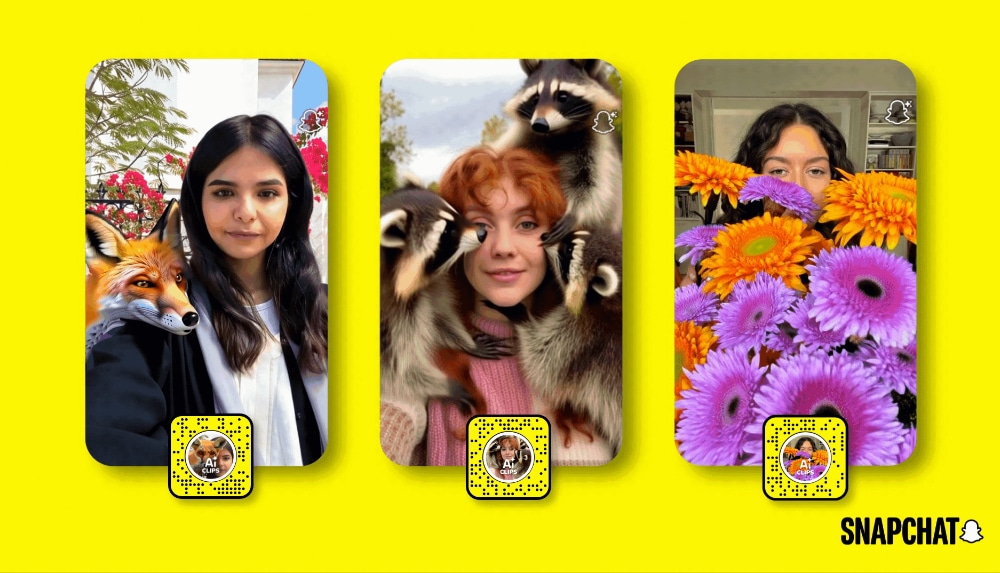 Snapchat KI-generierte Lenses Snapchat KI-generierte Lenses