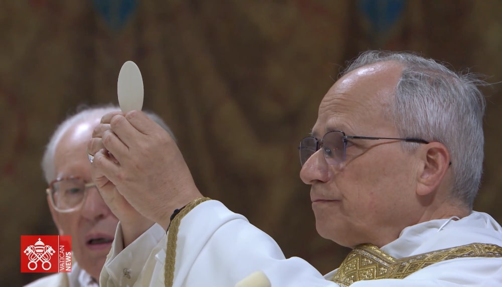 Papst Leo XIV trägt Apple Watch