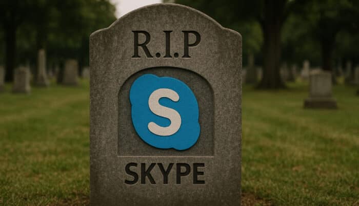 Skype. abgeschaltet