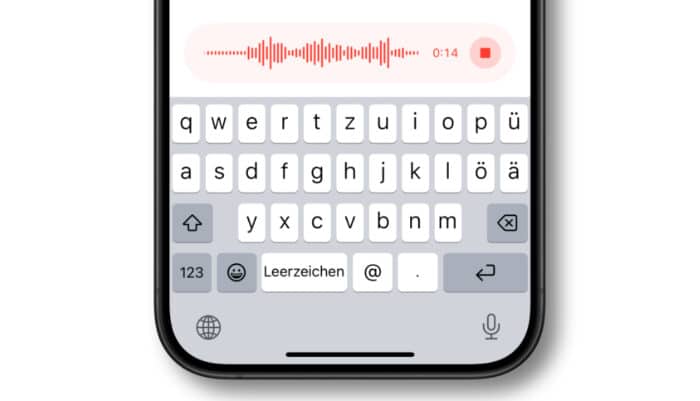 iPhone Audionachrichten verschwinden